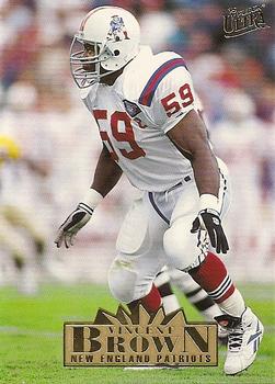 Vincent Brown New England Patriots 1995 Ultra Fleer NFL #199